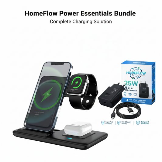 HomeFlow Complete iPhone Charging Bundle Pack