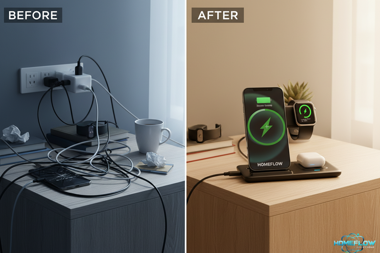 HomeFlow Charging Station - Problem Solution Lifestyle Image