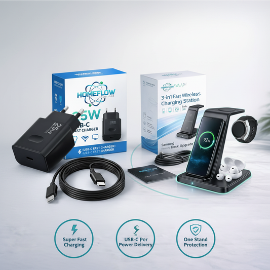 HomeFlow Complete Samsung Charging Setup Bundle